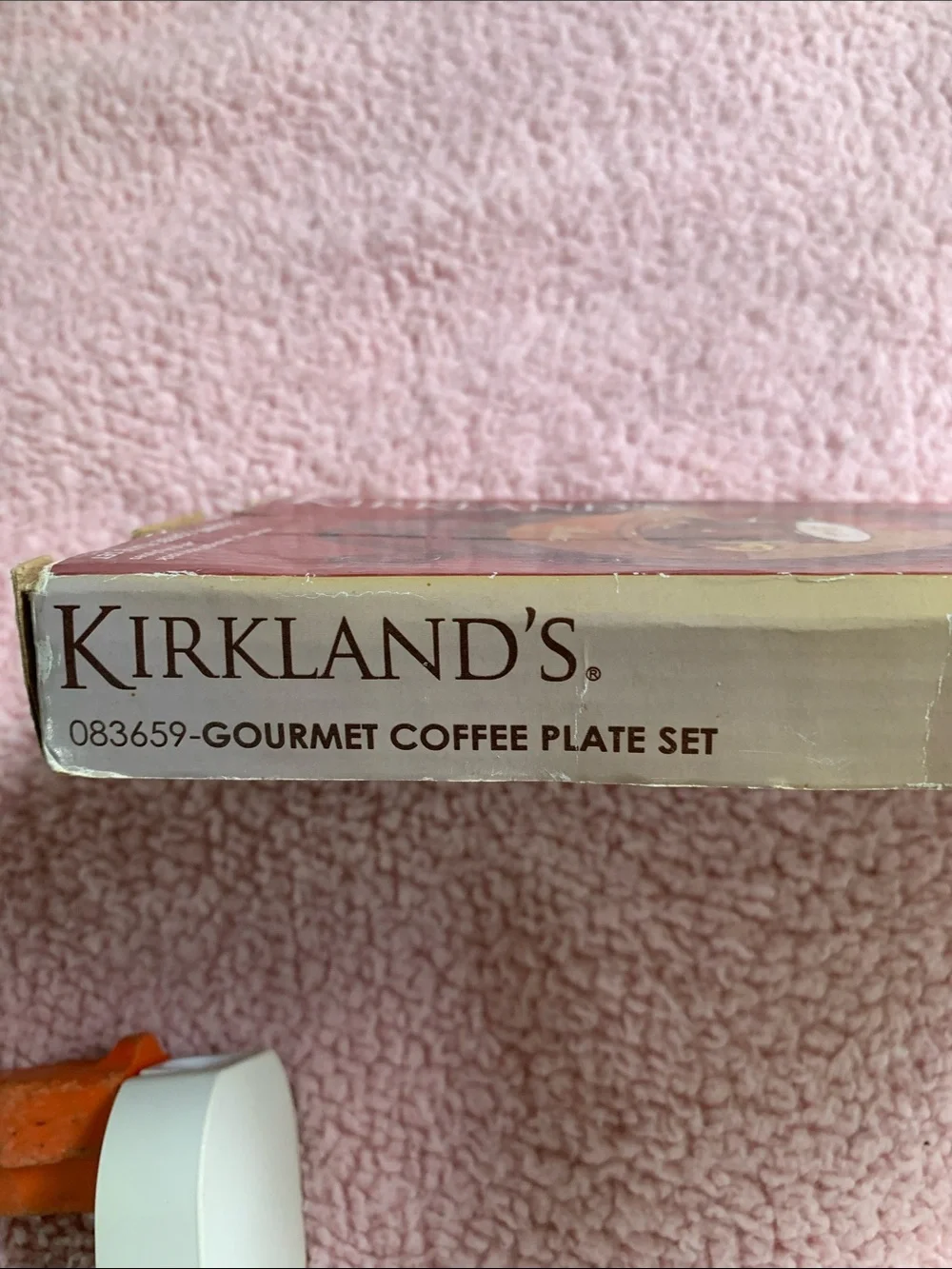Kirkland Signature Home Pink Gourmet Coffee Plate Wall Art